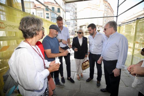 Imaxe da nova:López Campos anuncia o remate das obras de restauración do santuario da Peregrina a principios de agosto