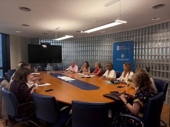 Imaxe da nova:Martina Aneiros preside unha nova sesión da Comisión territorial de coordinación da delegación de Ferrol