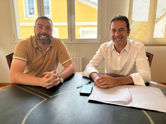 Imaxe da nova:O delegado da Xunta en Lugo e o alcalde de Baralla abordan proxectos e investimentos de interese para o concello