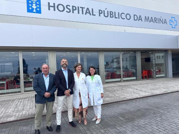 Imaxe da nova:O xerente do Servizo Galego de Saúde destaca o avance da modernización do Hospital Público da Mariña, que continuará cun investimen...