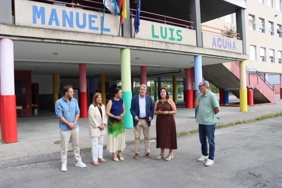 Imaxe da nova:Manuel Pardo salienta que a Xunta licitará por máis de 1 M€ a rehabilitación integral do Colexio Manuel Luís Acuña de Ourense