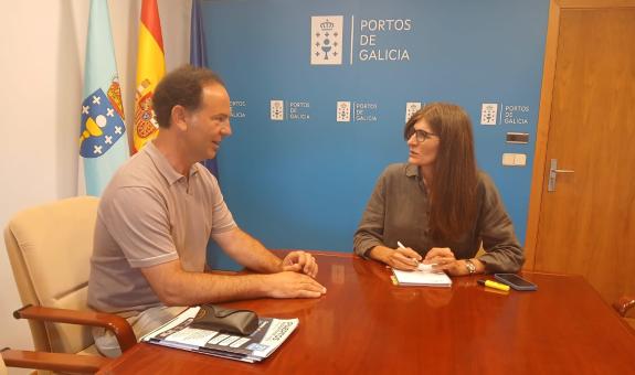 Imagen de la noticia:Natalia Botana aborda con el presidente de Marinas de Galicia las prioridades portuarias del sector náutico