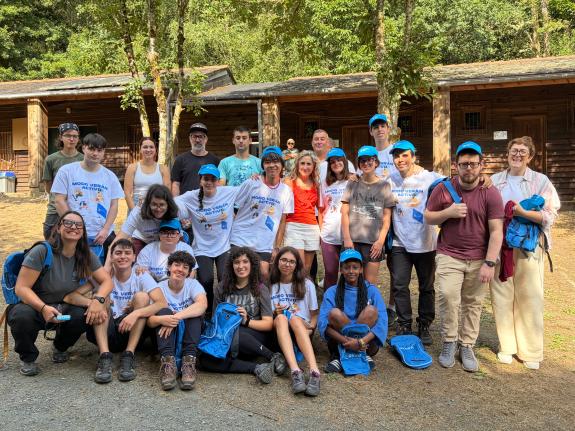 Imaxe da nova:Un total de 15 mozos e mozas participan no campo de voluntariado que a Xunta promove en Vilarbó dentro da campaña de verán