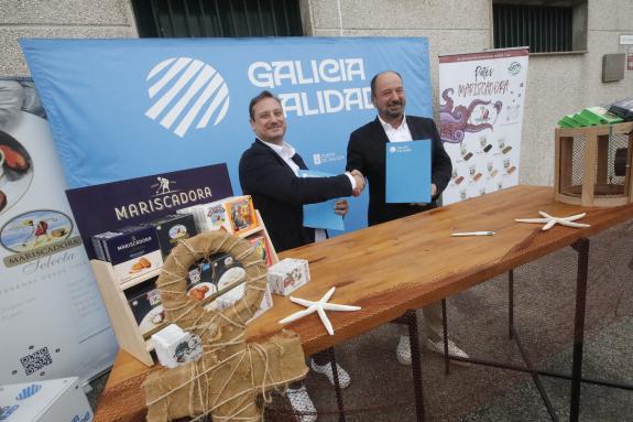 Imaxe da nova:A Xunta incorpora os produtos da empresa cambadesa A Mariscadora á marca Galicia Calidade
