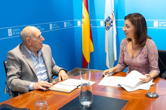 Imaxe da nova:A Xunta e o Concello de Pantón avalían cuestións de interese para a localidade en materia de augas e xestión de residuos