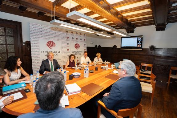 Imaxe da nova:López Campos participa na xuntanza do Consorcio de Santiago xunto co Goberno central e o Concello