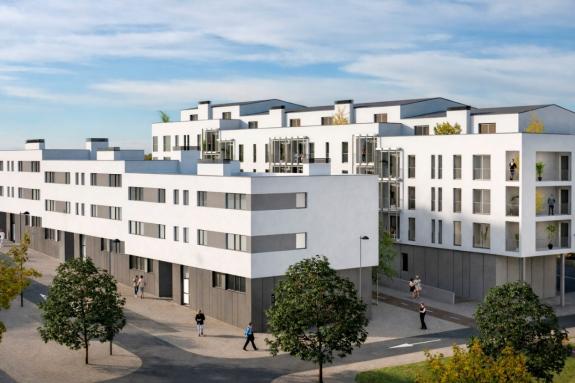 Imaxe da nova:A Xunta adxudica por máis de 10,2 M€ a construción de 50 novas vivendas de promoción pública en Navia, no Concello de Vigo