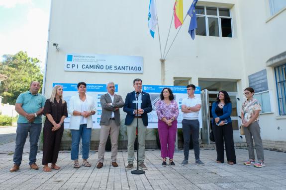 Imaxe da nova:A Xunta licitará este ano a rehabilitación integral do colexio Camiño de Santiago, no Pino, por 1,3 M€