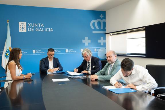 Imaxe da nova:A Xunta e os axentes sociais asinan o acordo do Plan integral de mellora da prevención, o benestar laboral e a reincorporación saud...
