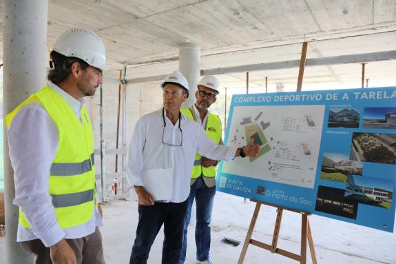 Imaxe da nova:A Xunta impulsa no Porto do Son a modernización do complexo deportivo da Tarela cun investimento de máis de 390.000 euros