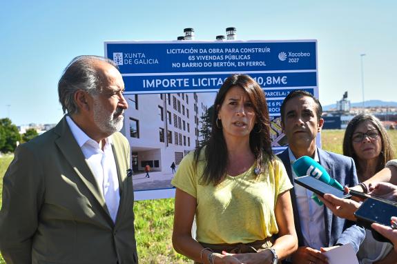 Imaxe da nova:A Xunta licita en Ferrol 65 novas vivendas públicas por máis de 10,8M€, que completan a contratación das promocións no Bertón