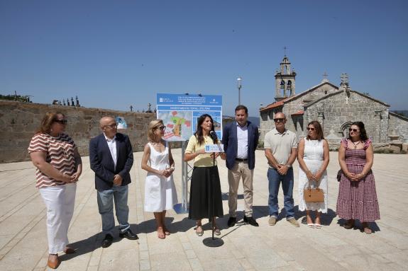 Imaxe da nova:Allegue destaca que a humanización da contorna da igrexa de Santa María de Sacos, en Cerdedo-Cotobade, acadou un espazo máis accesi...