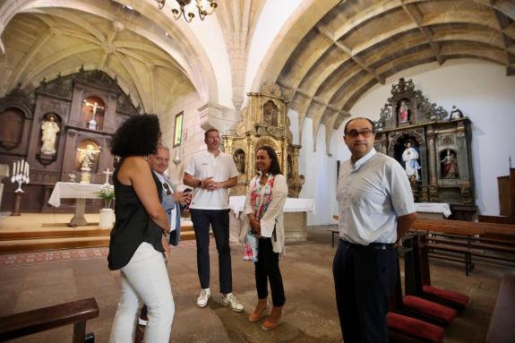 Imaxe da nova:López Campos anuncia a licitación dunha nova fase de restauración da igrexa de Marín por preto de 260.000 €