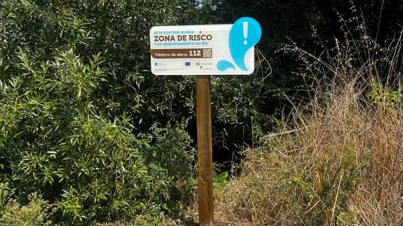 Imaxe da nova:A Xunta instala 15 paneis divulgativos para informar e sensibilizar á cidadanía sobre o risco de inundación en distintos puntos do ...