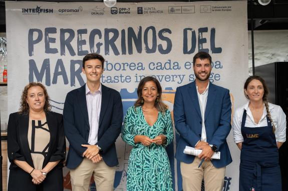 Imaxe da nova:A Xunta colabora coa campaña ‘Peregrinos do Mar’ de Interfish para fomentar o consumo de peixe espada e quenlla no Camiño Francés