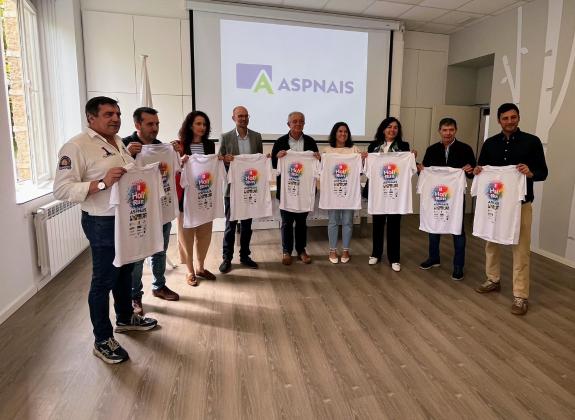 Imagen de la noticia:La Xunta apoya la labor de integración de Aspnais en la presentación de la carrera solidaria Holi Run