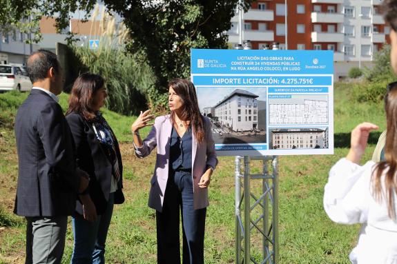 Imaxe da nova:A Xunta licita por 4,3 M€ as obras de construción de 24  novas vivendas públicas na rúa Angelo Colocci en Lugo