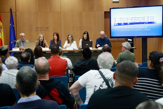 Imaxe da nova:A Xunta adxudica provisionalmente 48 vivendas públicas que constrúe no Bertón, en Ferrol, das que o 40% se destinan a menores de 36...