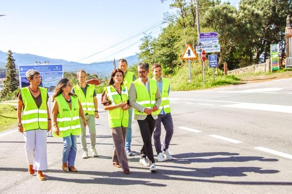 Imaxe da nova:Allegue destaca que a senda na estrada AC-550 permitirá conformar un itinerario continuo ao longo de 6km en O Porto do Son
