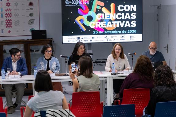 Imaxe da nova:A Xunta enxalza o labor da comunidade científica galega na presentación da Noite das persoas investigadoras