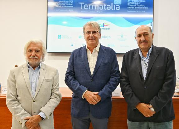 Imaxe da nova:Manuel Pardo subliña o apoio da Xunta á feira Termatalia pola súa contribución ao desenvolvemento do turismo termal