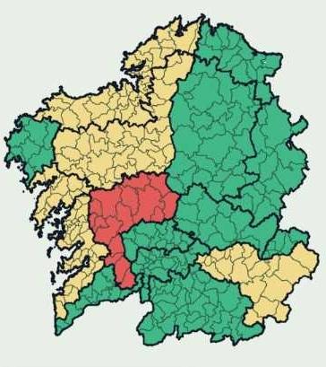 Imagen de la noticia:La Xunta informa de que mañana martes se mantiene la alerta roja por episodio de calor en el interior de Pontevedra