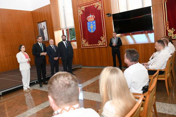 Imaxe da nova:A Xunta participa na recepción á delegación ucraína de Zakarpatia con motivo da súa visita a Galicia