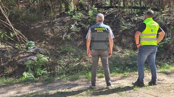 Imaxe da nova:A UIFO e o Seprona colaboran para identificar a autoría de numerosos incendios forestais nas Neves