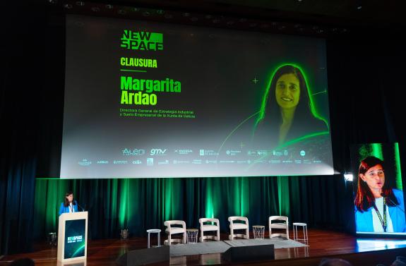 Imaxe da nova:A Xunta gaba á industria galega pola súa capacidade para posicionarase nun sector global e altamente competitivo como o aeroespacia...