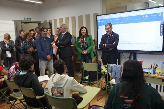 Imaxe da nova:Román Rodríguez destaca a rehabilitación do IES Lucus Augusti como unha obra fundamental para o futuro do instituto máis antigo de ...