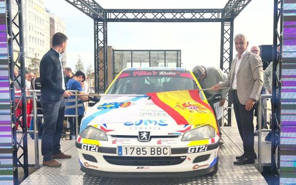 Imagen de la noticia:O secretario xeral para o Deporte acompaña a saída do Rallye Rías Altas, puntuable para o Campionato de España de Rallyes Hi...