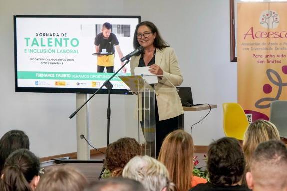 Imaxe da nova:A Xunta pon en valor a formación promovida nos últimos tres anos por Aceesca a prol da inserción laboral das persoas con diversidad...