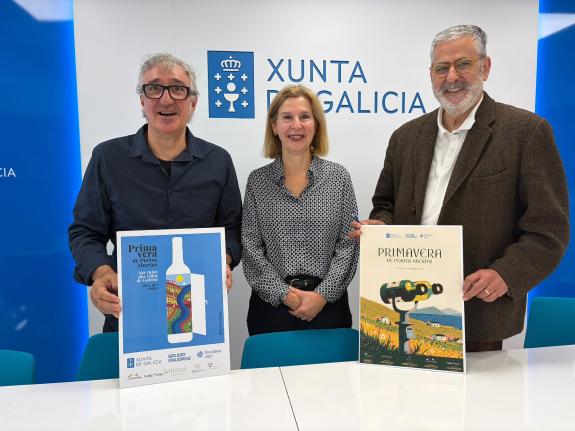 Imagen de la noticia:Turismo de Galicia refuerza su apuesta por el enoturismo con la selección de dos propuestas gráficas para la Primavera de Pu...