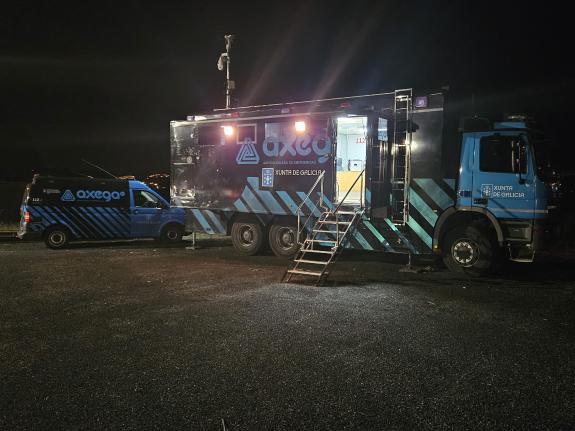 Imaxe da nova:La Axega participa en un simulacro de incendio en un tren en el túnel de As Maceiras, en Redondela
