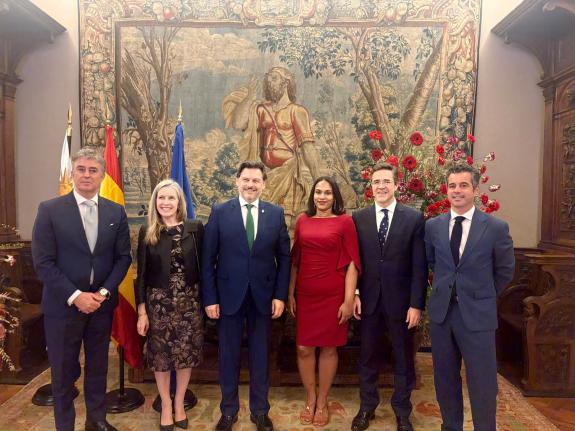 Imaxe da nova:A Xunta enxalza en Montevideo a fortaleza dos lazos entre Galicia e O Uruguai como impulsores da proxección do Xacobeo 2027