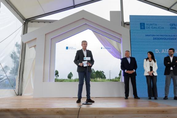 Imagen de la noticia:Rueda destaca el acuerdo con el Ayuntamiento de Sanxenxo para el desarrollo de un nuevo PIA que permitirá la construcción de...