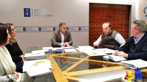 Imaxe da nova:A Xunta e o Concello avanzan na próxima ampliación do parque empresarial Lalín 2000