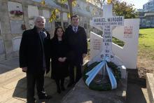 Román Rodríguez refírese a Manuel Murguía como un piar fundamental no esplendor creativo da lingua galega