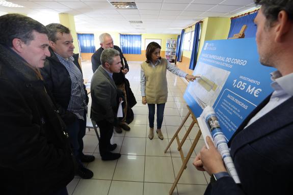 Imaxe da nova:A Xunta e o concello do Corgo comprometen 1 M€ para mellorar a infraestrutura eléctrica que dará servizo ao parque empresarial da l...