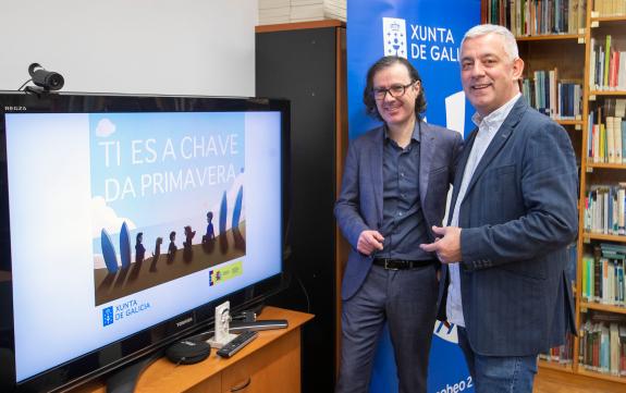 Imaxe da nova:A Xunta e Ronsel de Ideas lanzan o xogo familiar ‘Ti es a chave da primavera’ co gallo da celebración do Día Internacional da Lingu...