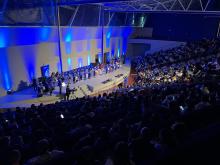 Preto de 700 persoas danse cita no monte Gaiás para celebrar o 