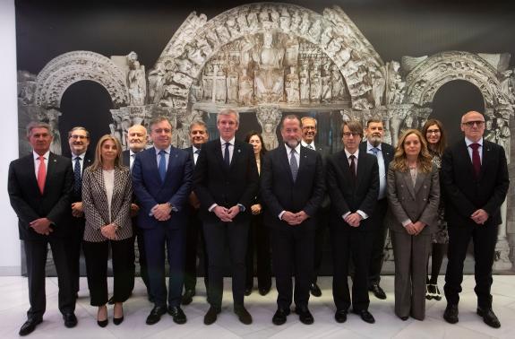 Imaxe da nova:Rueda avanza co Consello de Administración de Abanca iniciativas para facilitar a financiación das empresas galegas e os servizos b...