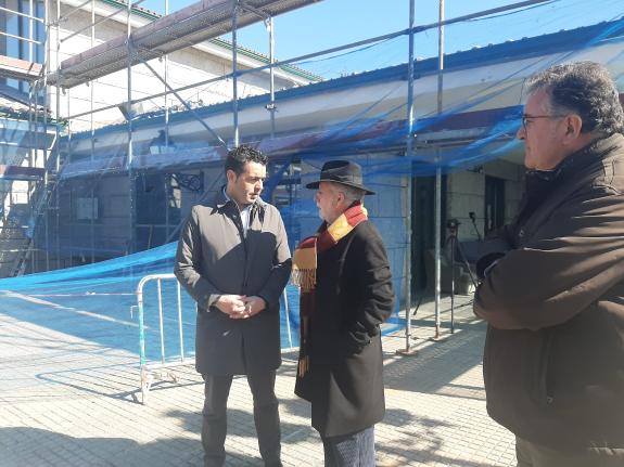 Imagen de la noticia:La Xunta avanza en las obras de modernización integral y mejora de la eficiencia energética del albergue de peregrinos de Po...