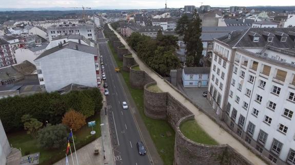 Imaxe da nova:A Xunta ofrece o luns unha visita comentada á muralla de Lugo sobre os achados e a información que revelaron as últimas intervenció...