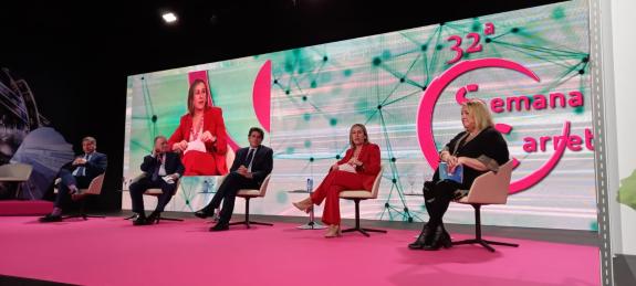 Imagen de la noticia:Ethel Vázquez destaca que la Xunta destina una inversión anual de 50 M€  a mantener y mejorar la seguridad en las carreteras...