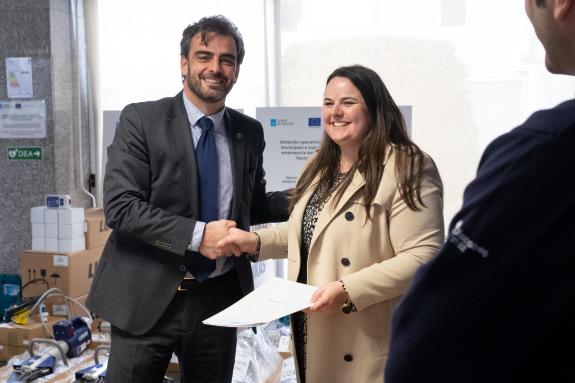 Imagen de la noticia:La Xunta refuerza la equipación de los GES de Monterroso, Cangas, Muíños y del Servicio Municipal Terras de Celanova con equ...