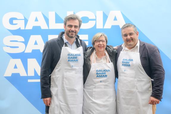 Imaxe da nova:Diego Calvo e Rosa Quintana participan na inauguración da Feira do Abril de Val do Dubra