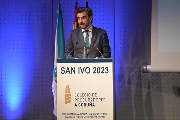 Imaxe da nova:Diego Calvo destaca a figura dos procuradores como “aliados estratéxicos na modernización da Xustiza”