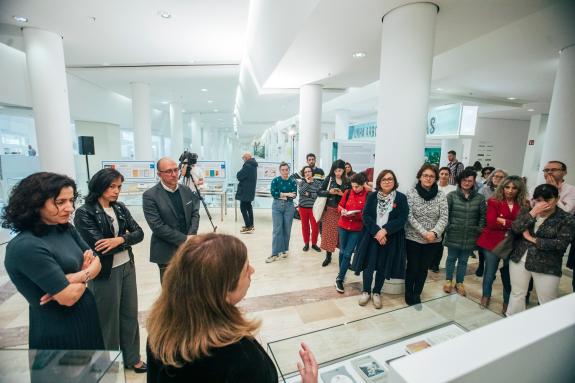 Imaxe da nova:A Xunta celebra as Letras Galegas cunha exposición da obra bibliográfica de Fernández del Riego conservada pola Biblioteca de Galic...