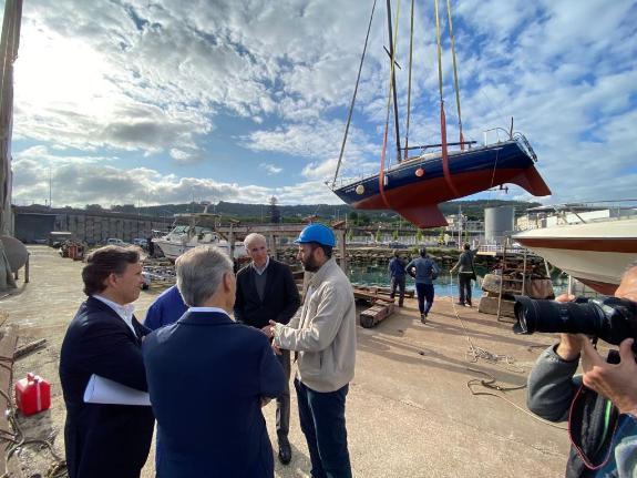 Imaxe da nova:A Xunta destaca a importancia de contar con empresas comprometidas e con capacidade de adaptación como Astilleros Placeres